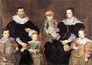 VOS, Cornelis de The Family of the Artist  jg oil painting artist